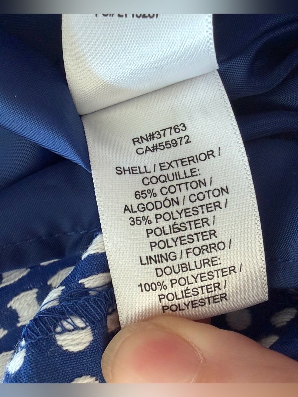 NEW Laundry Polka Dot A-Line Mini Skirt in a Royal Navy & White Polkadot Sz 4 - Picture 8 of 11